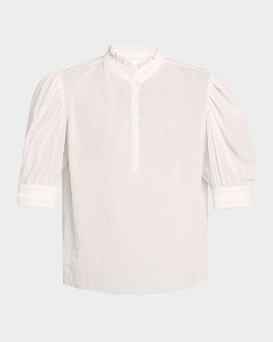 The Ruffle Collar Top